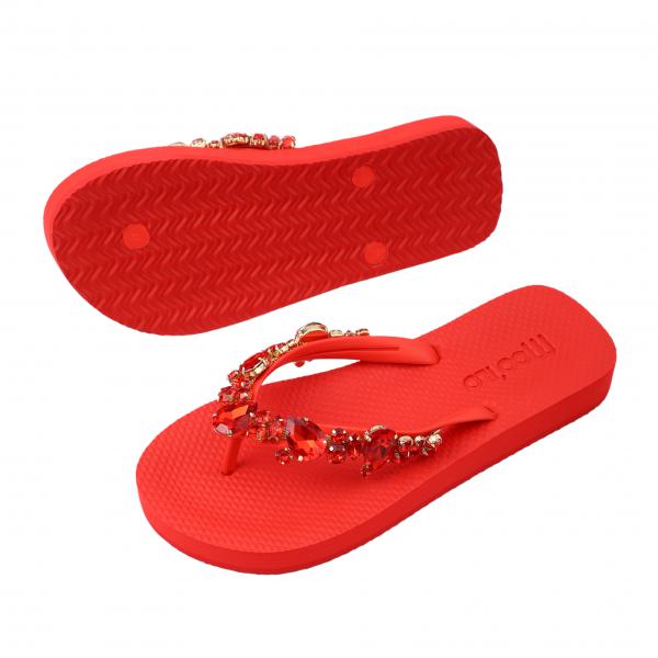 Katja - Red  - Neopren Clutch