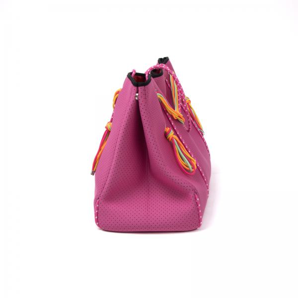 Neopren Tasche XL pink bunt