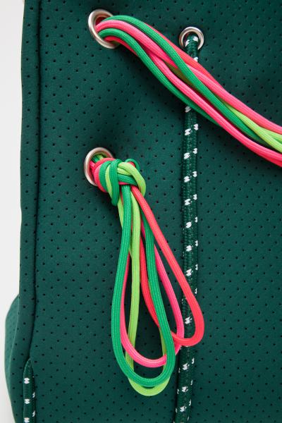 Neopren Tasche XL dunkelgrün bunt