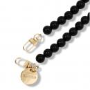 Handy / Taschenkette Black Perlen Kurz