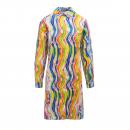 Damen Blusenkleid Rainbow